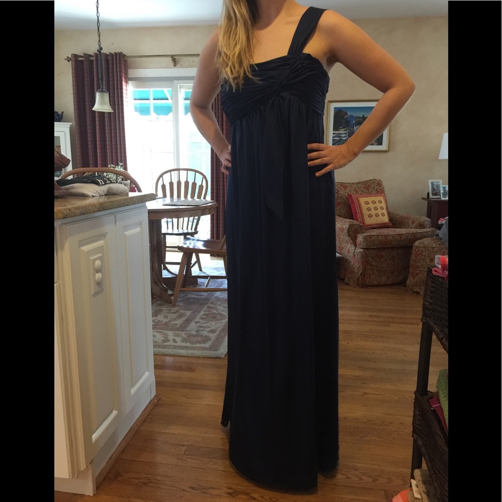 Pricilla of Boston Vineyard Collection navy dress